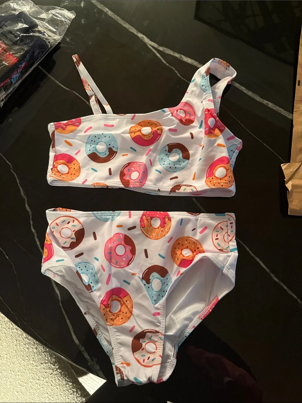 Pink Sprinkle Kids Swim Bottoms